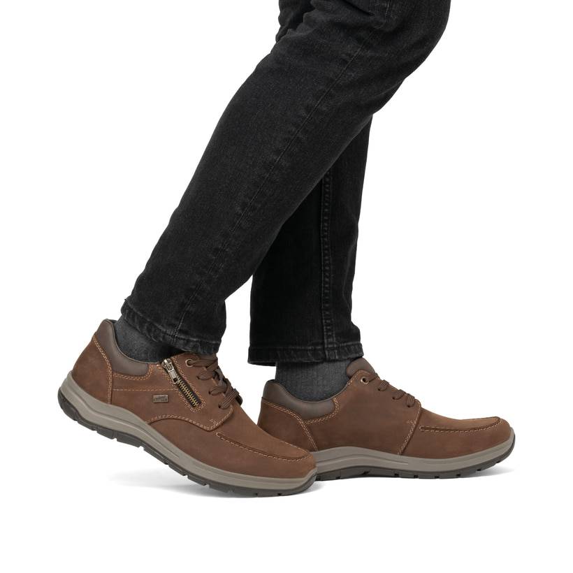 Rieker Artikelnummer 03601-22 Rieker Herren Schnürschuhe nougatbraun Clearance-Verkauf