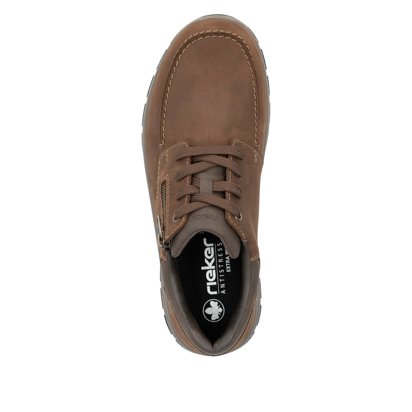 Rieker Artikelnummer 03601-22 Rieker Herren Schnürschuhe nougatbraun Clearance-Verkauf