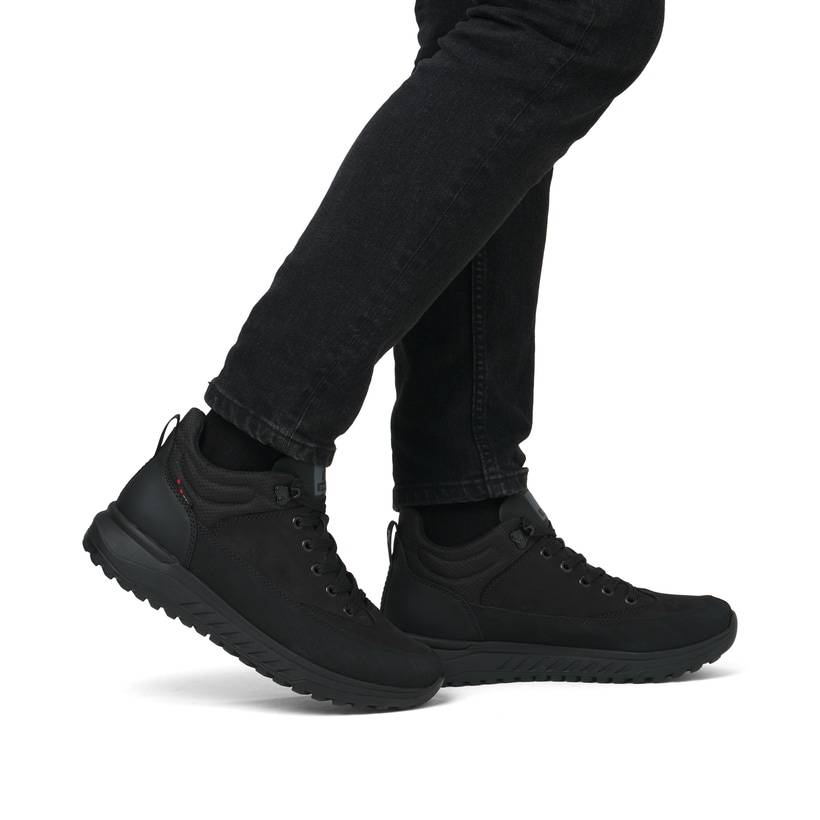 Rieker Artikelnummer U0173-00 Rieker Herren Schnürstiefel carbonschwarz Begrenzt auf 3 Tage