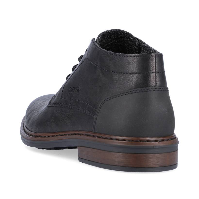 Rieker Artikelnummer 17604-00 Rieker Herren Schnürschuhe tiefschwarz Black Friday Preise