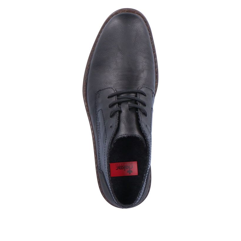 Rieker Artikelnummer 17604-00 Rieker Herren Schnürschuhe tiefschwarz Black Friday Preise