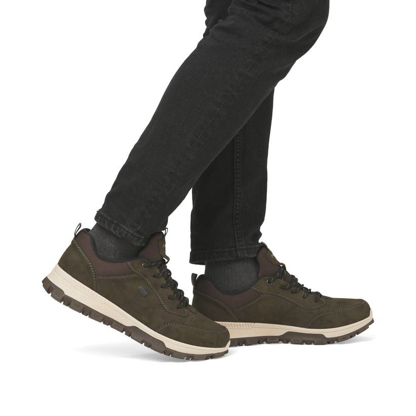 Rieker Artikelnummer 35503-54 Rieker Herren Schnürschuhe khakigrün zollfrei