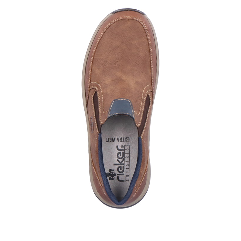 Rieker Artikelnummer 14362-24 Rieker Herren Slipper holzbraun im Angebot