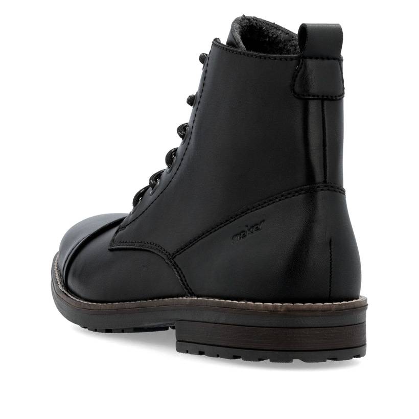 Rieker Artikelnummer 33205-00 Rieker Herren Schnürstiefel graphitschwarz Schlussverkauf