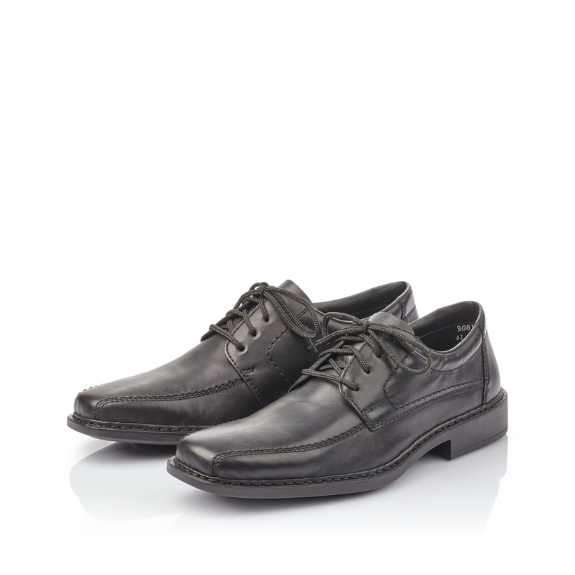 Rieker Artikelnummer B0812-00 Rieker Herren Schnürschuhe nachtschwarz Blitzverkäufe