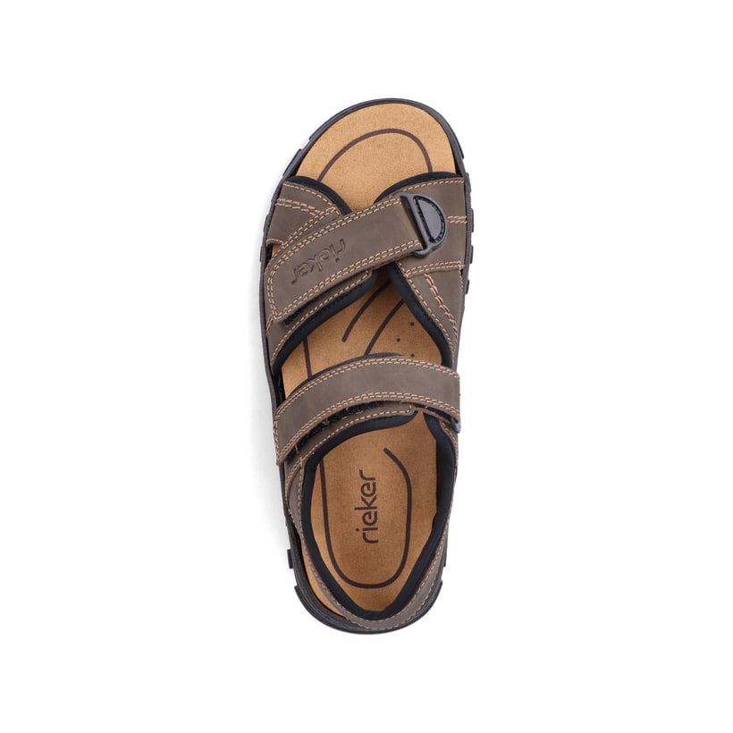Rieker Artikelnummer 25051-27 Rieker Herren Trekkingsandalen espressobraun Limitierter Zeitrabatt