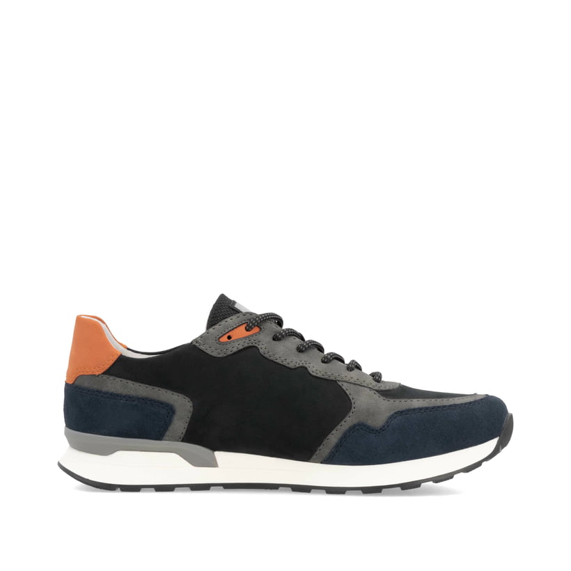 Rieker Artikelnummer U0308-14 Rieker Herren Sneaker Low dunkelblau-grau Rabatt