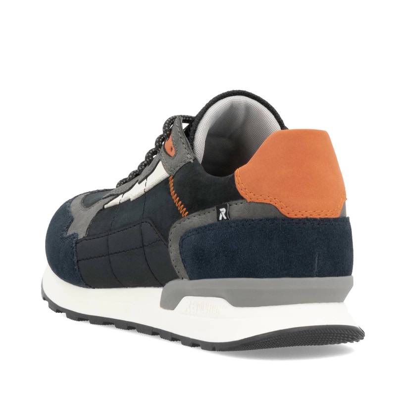 Rieker Artikelnummer U0308-14 Rieker Herren Sneaker Low dunkelblau-grau Rabatt