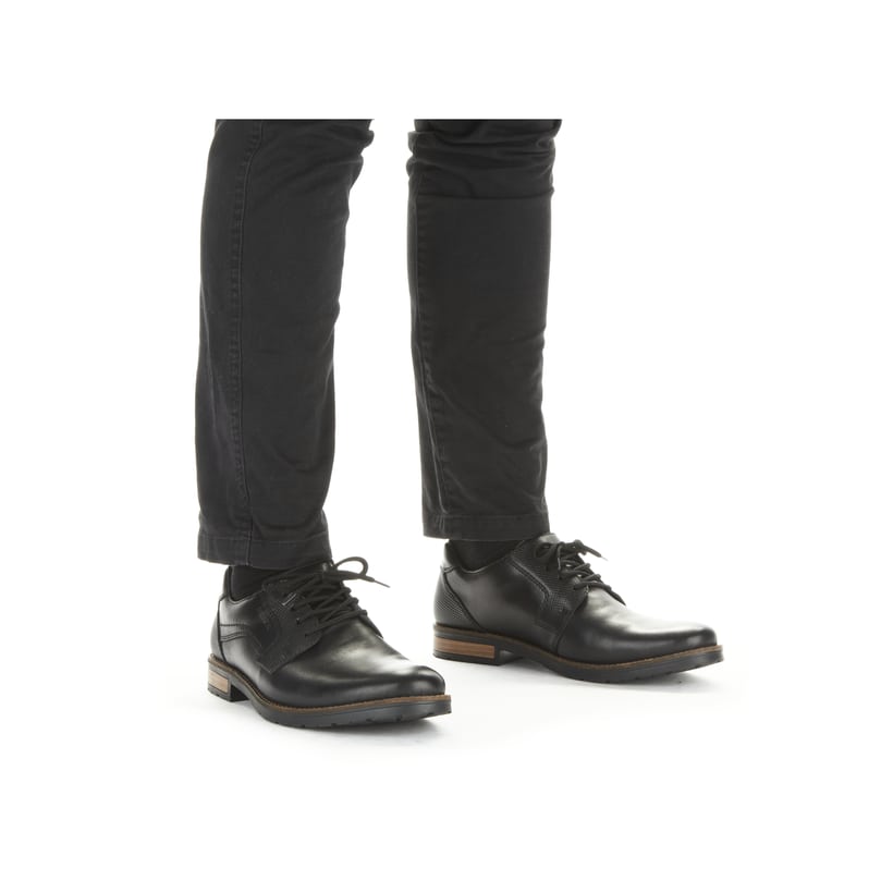Rieker Artikelnummer 14603-00 Rieker Herren Schnürschuhe glanzschwarz Begrenztes Angebot