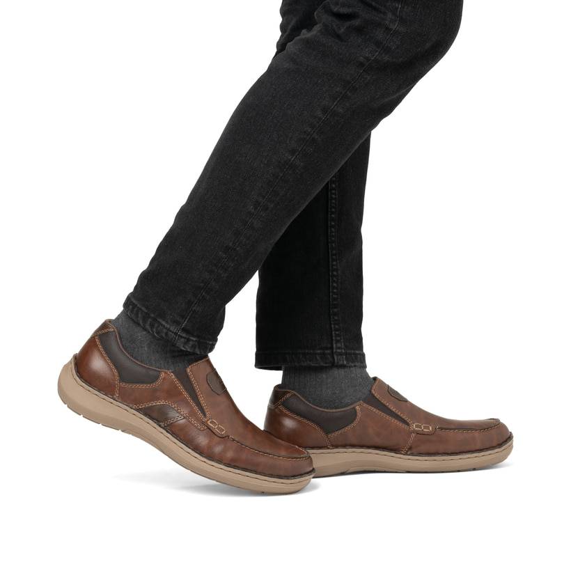 Rieker Artikelnummer 03092-24 Rieker Herren Slipper kaffeebraun Preisnachlass