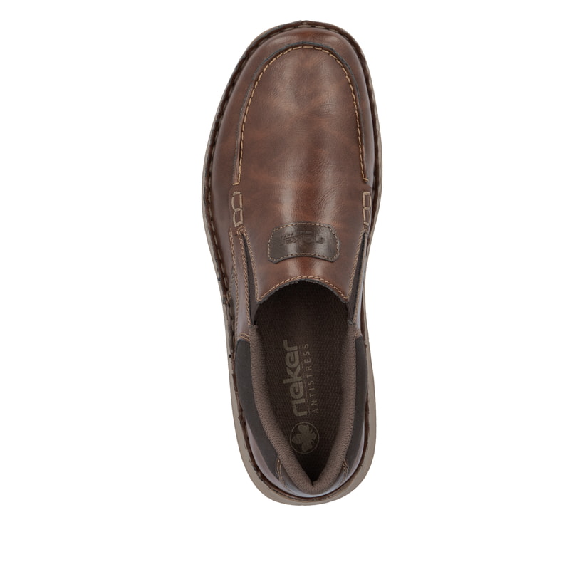 Rieker Artikelnummer 03092-24 Rieker Herren Slipper kaffeebraun Preisnachlass