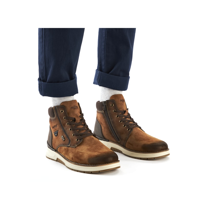 Rieker Artikelnummer 32332-24 Rieker Herren Schnürstiefel karamellbraun Saisonschlussverkauf