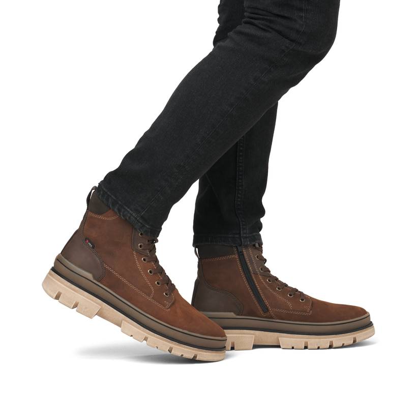 Rieker Artikelnummer U1273-22 Rieker Herren Schnürstiefel nussbraun Black Friday