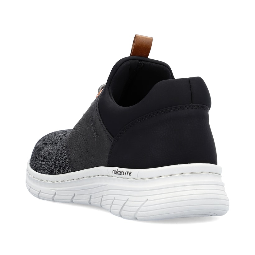 Rieker Artikelnummer 13150-00 Rieker Herren Slipper graphitschwarz Cyber Monday