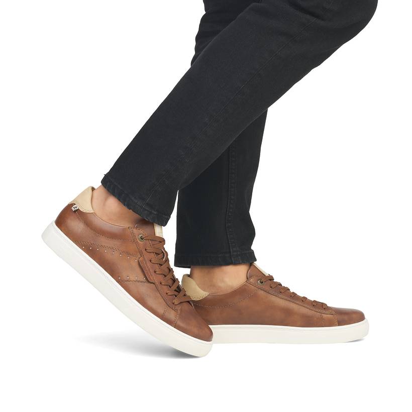 Rieker Artikelnummer U0704-24 Rieker Herren Sneaker Low nougatbraun Muttertagsangebot