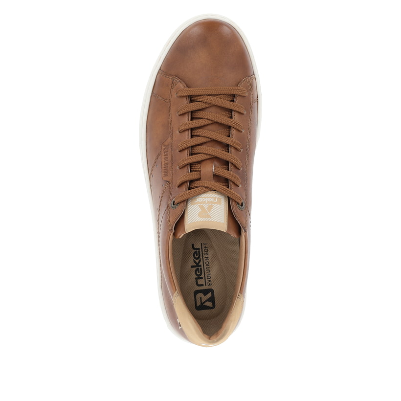 Rieker Artikelnummer U0704-24 Rieker Herren Sneaker Low nougatbraun Muttertagsangebot