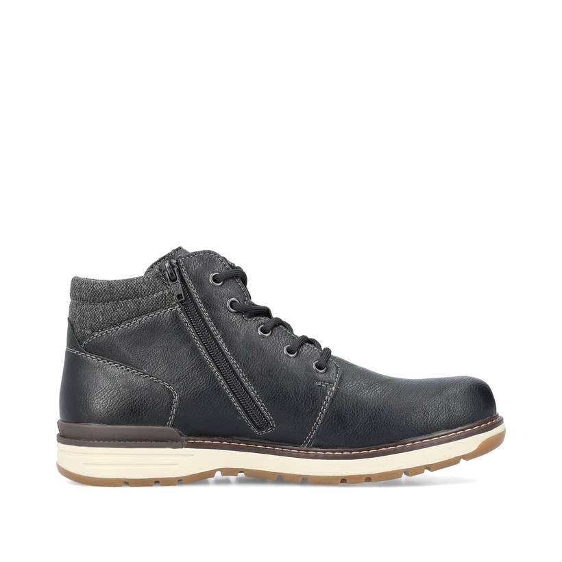 Rieker Artikelnummer 39450-00 Rieker Herren Schnürstiefel urbanschwarz Vatertagsangebot
