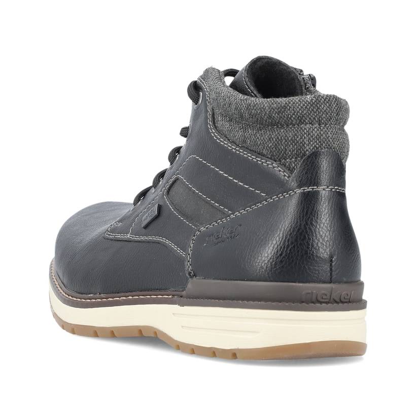 Rieker Artikelnummer 39450-00 Rieker Herren Schnürstiefel urbanschwarz Vatertagsangebot
