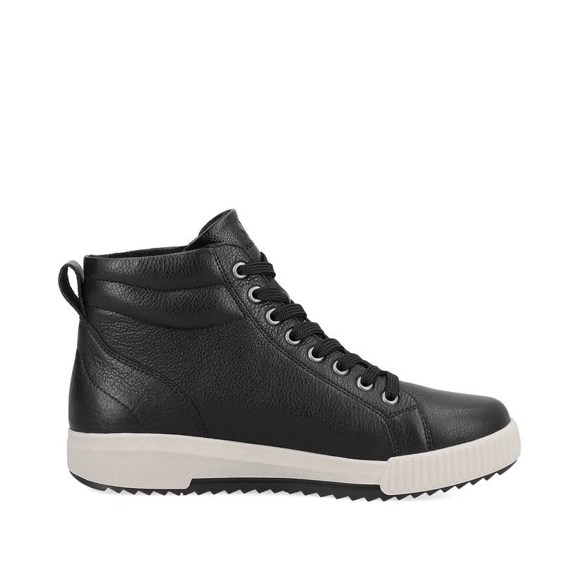 Rieker Artikelnummer W0164-00 Rieker Damen Sneaker High carbonschwarz Lagerräumung