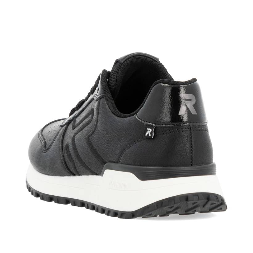 Rieker Artikelnummer W0606-00 Rieker Damen Sneaker Low mattschwarz Heißer Verkauf