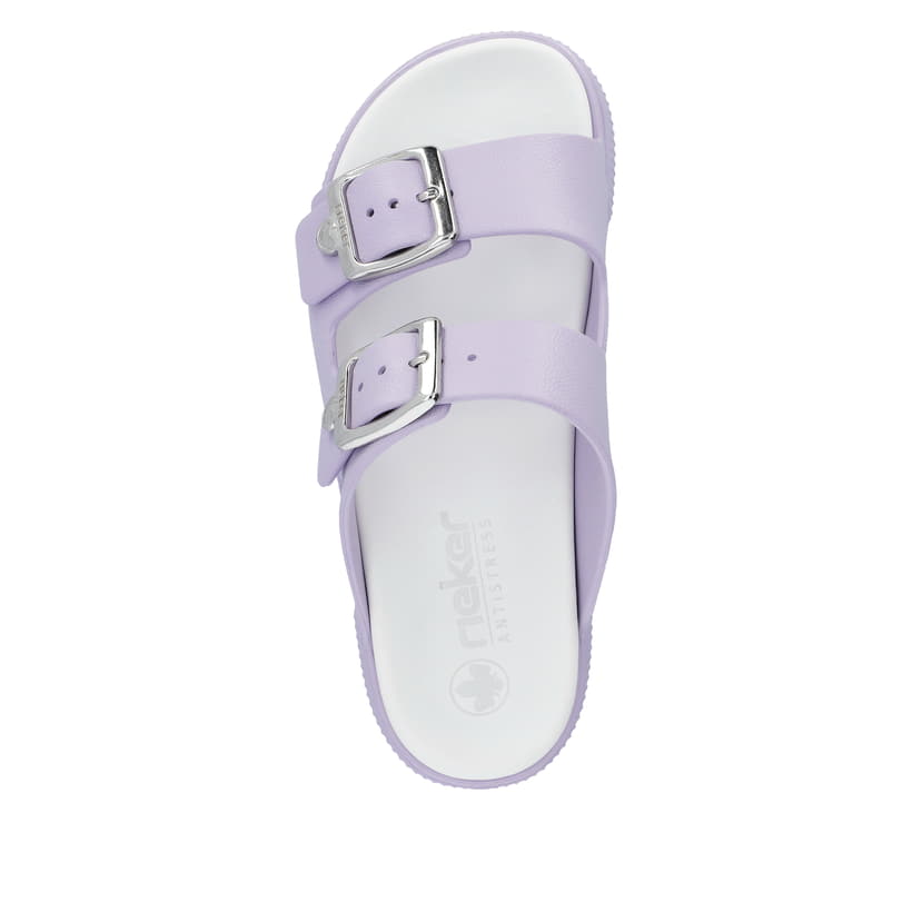 Rieker Artikelnummer P2180-30 Rieker Damen Pantoletten fliederfaben Top Angebot