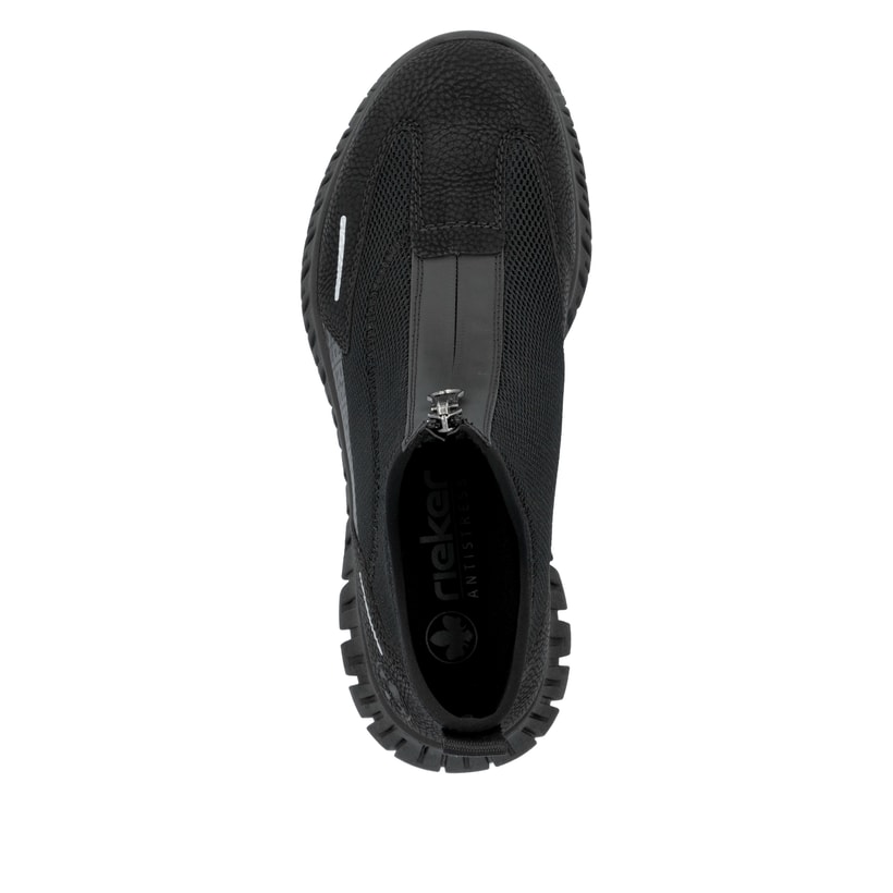 Rieker Artikelnummer M5351-00 Rieker Damen Slipper tiefschwarz Online Outlet