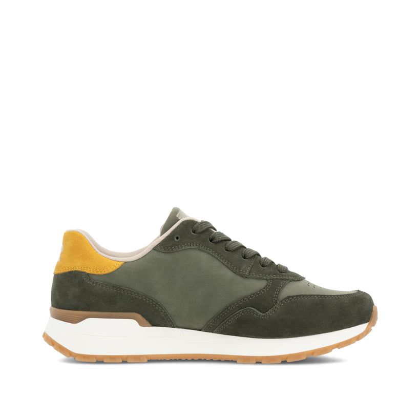 Rieker Artikelnummer W0607-54 Rieker Damen Sneaker Low khaki-cremeweiß Neuheiten