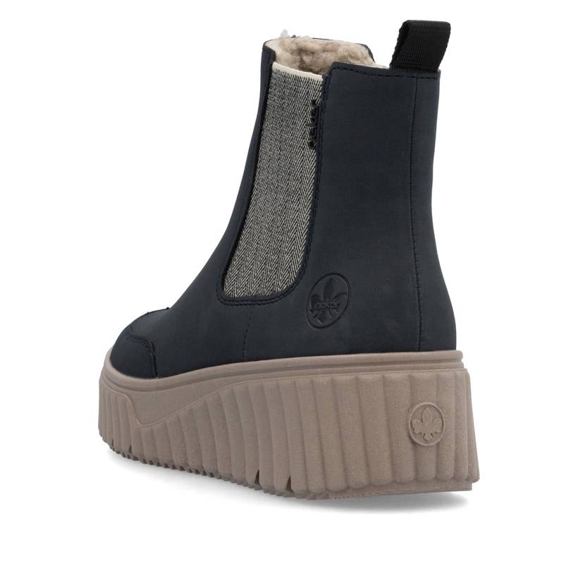 Rieker Artikelnummer N2553-14 Rieker Damen Chelsea Boots nachtschwarz Bestseller