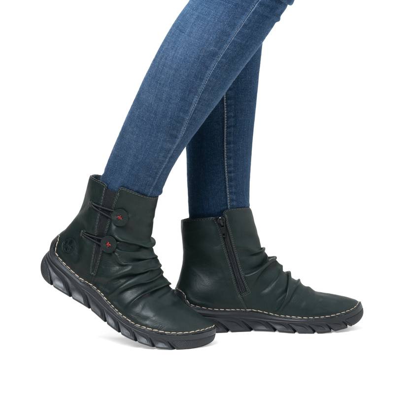 Rieker Artikelnummer 55052-54 Rieker Damen Schnürstiefel waldgrün Super Sparpreis