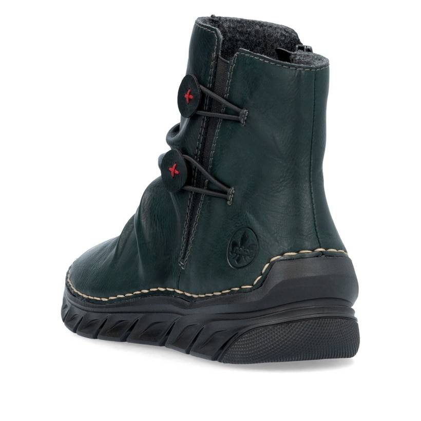 Rieker Artikelnummer 55052-54 Rieker Damen Schnürstiefel waldgrün Super Sparpreis