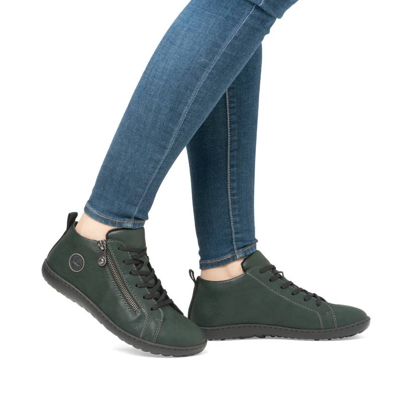 Rieker Artikelnummer 52804-54 Rieker Damen Schnürschuhe waldgrün Kostenlose Rückgabe