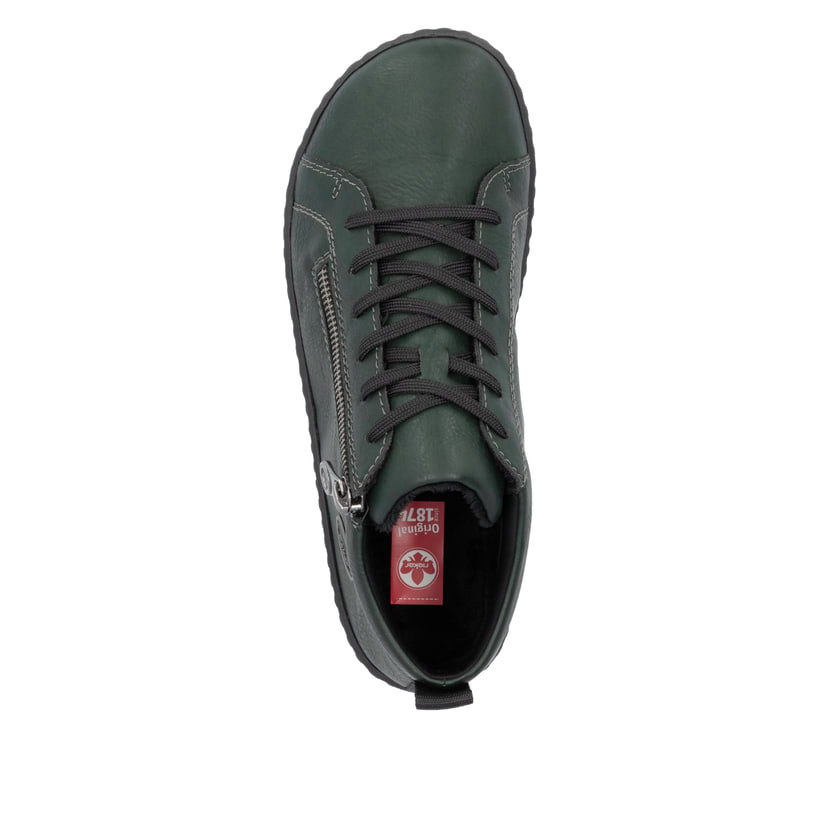 Rieker Artikelnummer 52804-54 Rieker Damen Schnürschuhe waldgrün Kostenlose Rückgabe