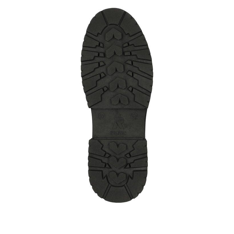 Rieker Artikelnummer W0380-01 Rieker Damen Chelsea Boots deep black Sonderangebot der Fabrik