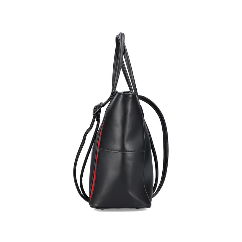 Rieker Artikelnummer H1524-00 Rieker Shopper tiefschwarz-feuerrot Rabatte dieses Monats