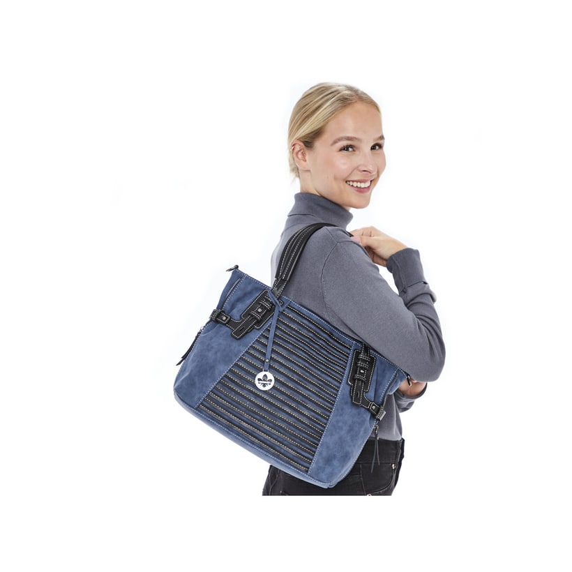 Rieker Artikelnummer H1083-12 Rieker Shopper meeresblau-schwarz Top Angebot