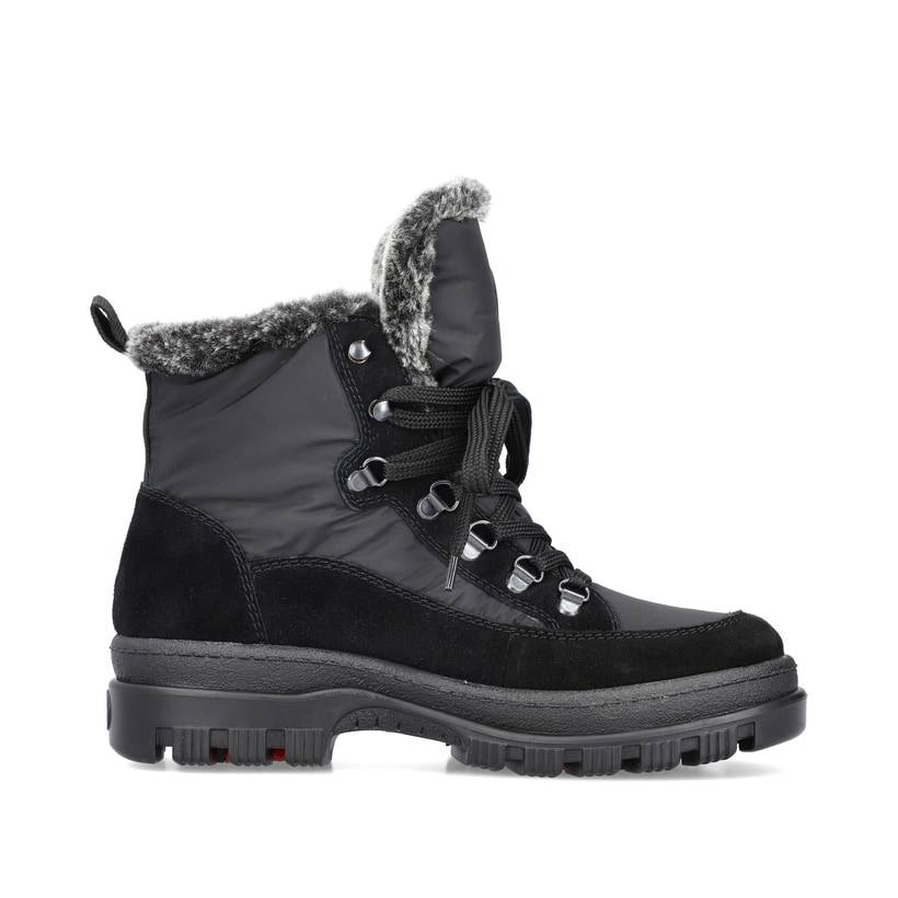 Rieker Artikelnummer X8222-00 Rieker Damen Schnürstiefel nachtschwarz Neuheiten