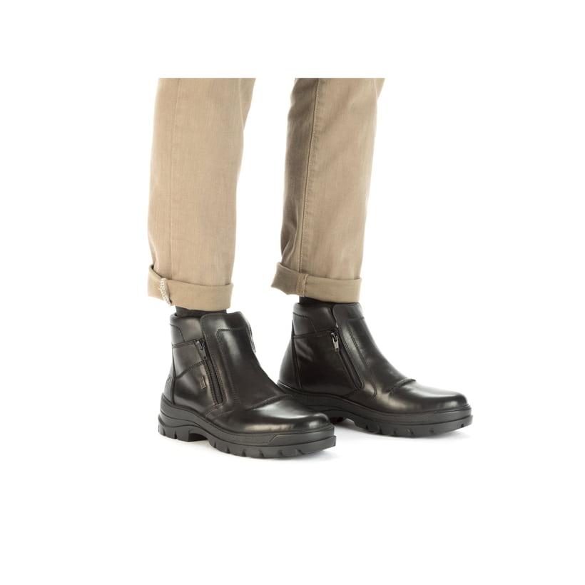 Rieker Artikelnummer F5463-00 Rieker Herren Kurzstiefel diamantschwarz Räumungsverkauf