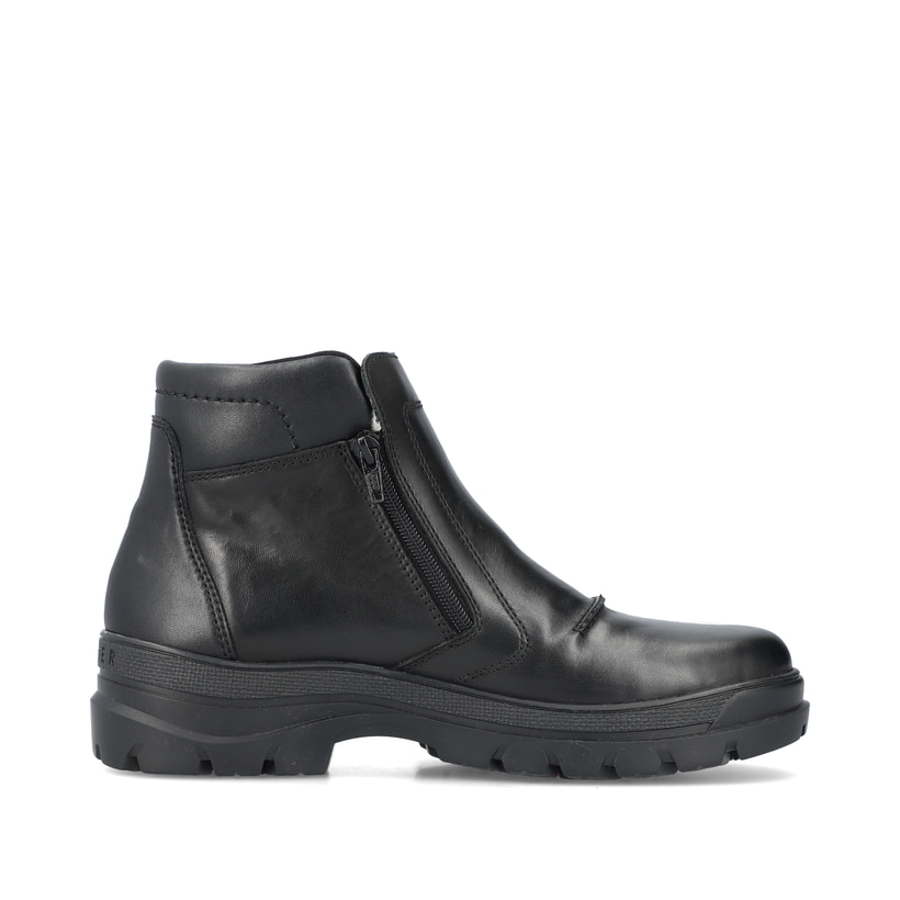 Rieker Artikelnummer F5463-00 Rieker Herren Kurzstiefel diamantschwarz Räumungsverkauf