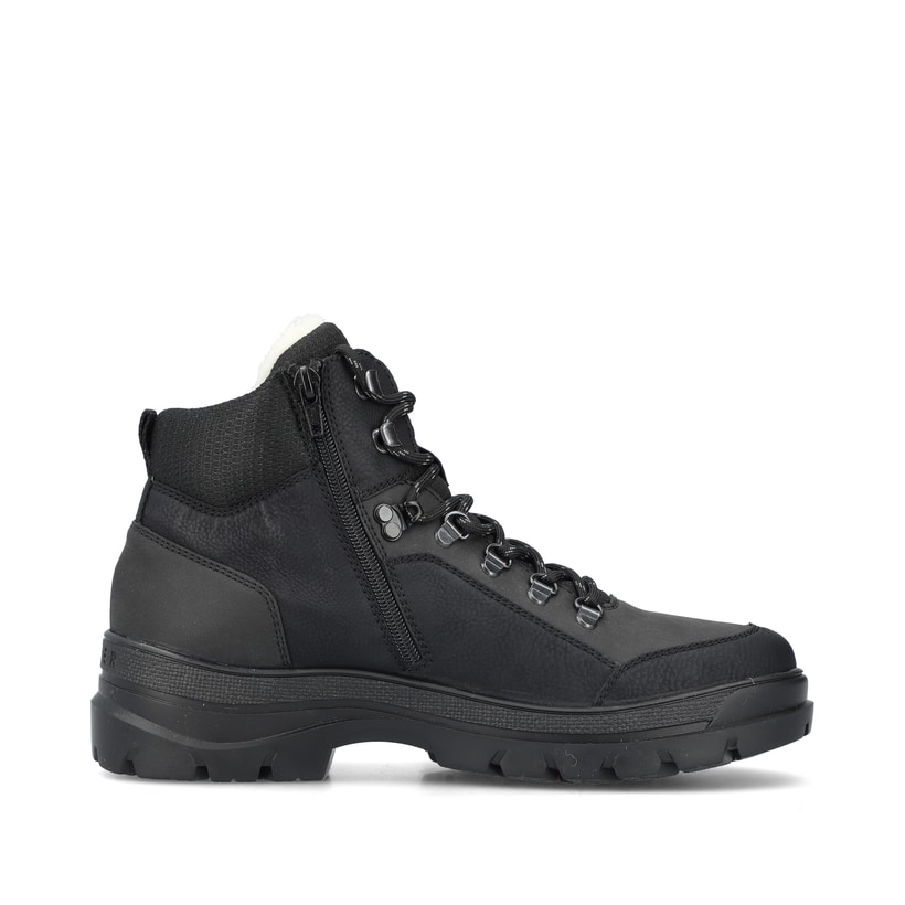 Rieker Artikelnummer F5410-00 Rieker Herren Schnürstiefel nachtschwarz Sonderangebote