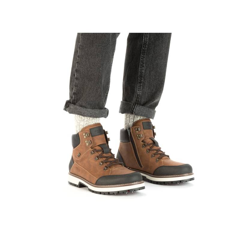 Rieker Artikelnummer F8302-24 Rieker Herren Schnürstiefel nussbraun Riesige Ersparnisse
