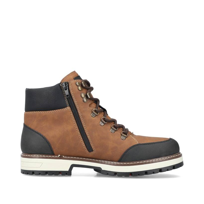 Rieker Artikelnummer F8302-24 Rieker Herren Schnürstiefel nussbraun Riesige Ersparnisse