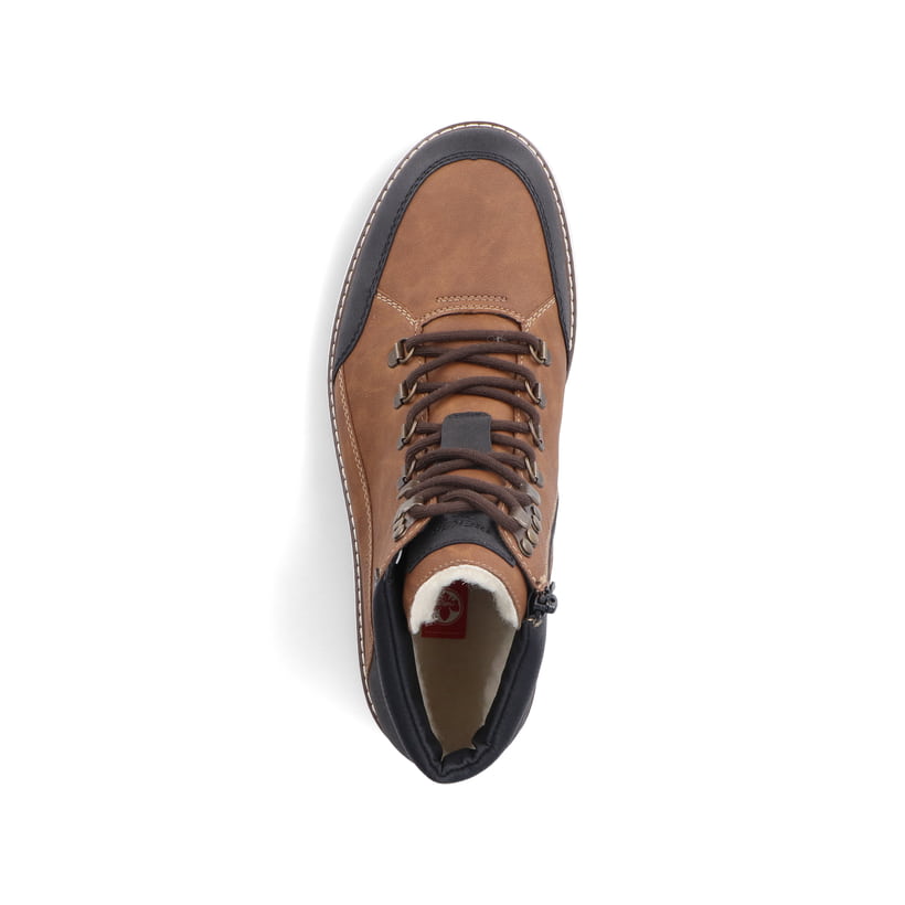 Rieker Artikelnummer F8302-24 Rieker Herren Schnürstiefel nussbraun Riesige Ersparnisse