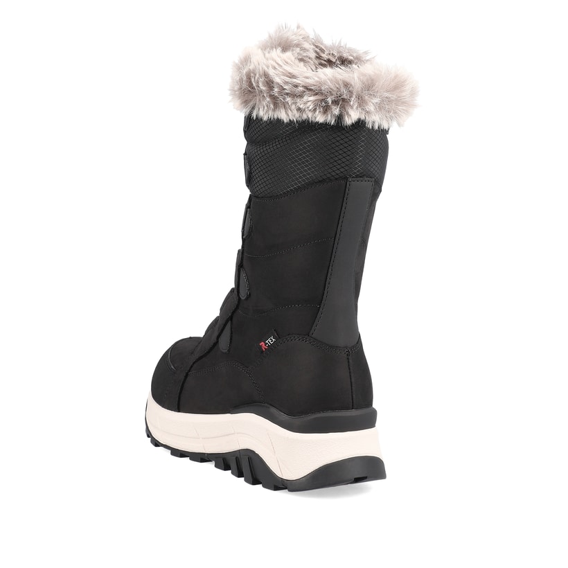 Rieker Artikelnummer W0070-00 Rieker Damen Schnürstiefel asphaltschwarz Letzte 2 Tage