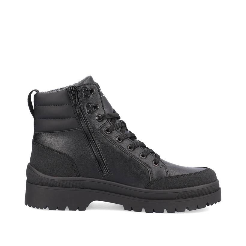 Rieker Artikelnummer U0271-00 Rieker Herren Schnürstiefel deep black Letzter Tag