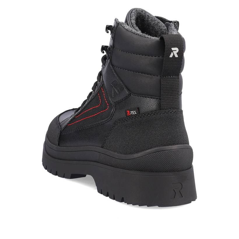 Rieker Artikelnummer U0271-00 Rieker Herren Schnürstiefel deep black Letzter Tag