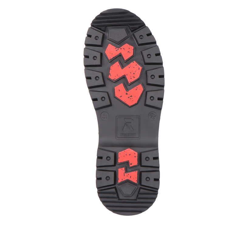 Rieker Artikelnummer U0271-00 Rieker Herren Schnürstiefel deep black Letzter Tag
