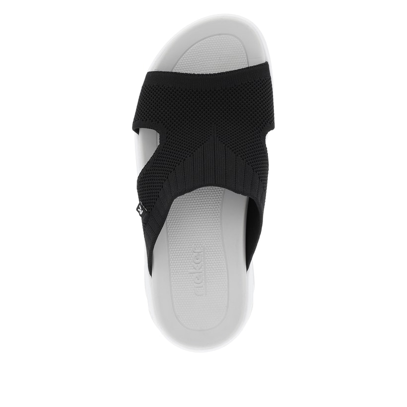 Rieker Artikelnummer V8451-00 Rieker Damen Pantoletten shadow Bis zu 50% Rabatt