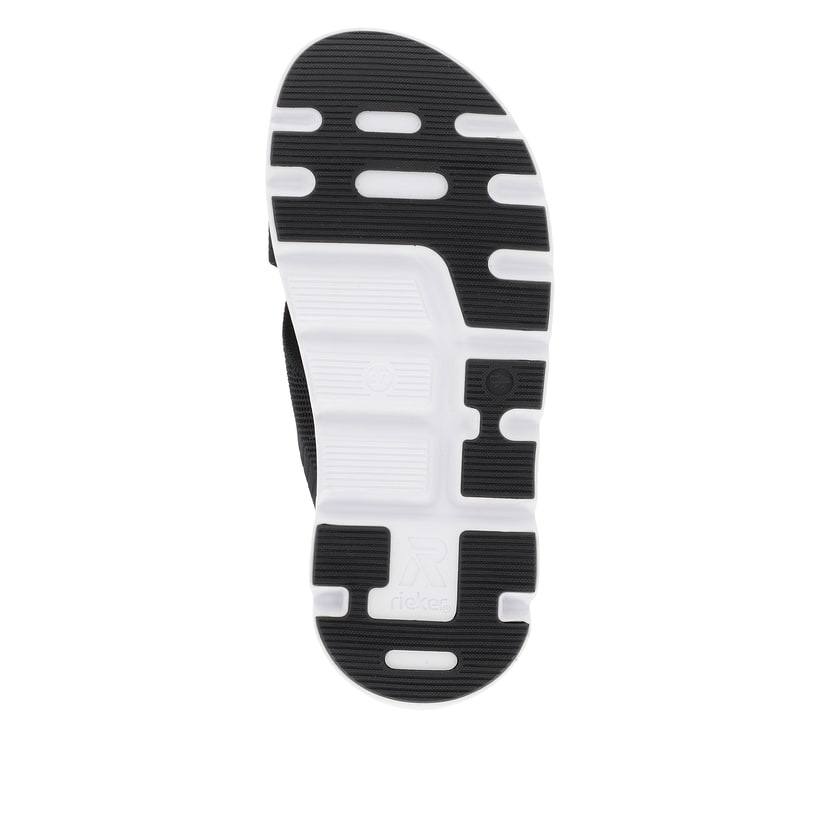 Rieker Artikelnummer V8451-00 Rieker Damen Pantoletten shadow Bis zu 50% Rabatt