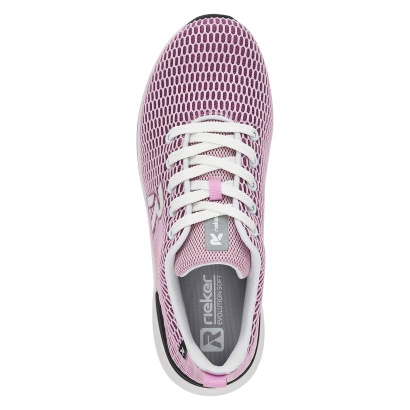 Rieker Artikelnummer 40103-30 Rieker Damen Sneaker Low soft pink Nur für heute