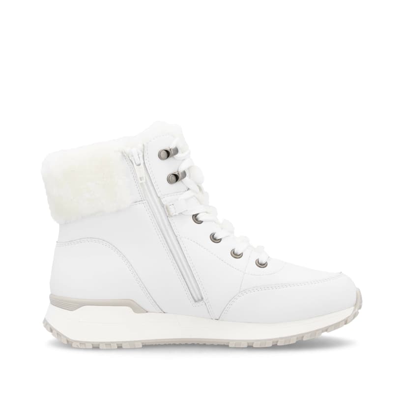 Rieker Artikelnummer W0670-80 Rieker Damen Schnürstiefel kristallweiß Super Rabatt